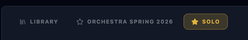Saved Lists Tabs